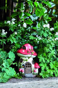 Preview: Solar-Feenhaus Mush-Room – Verwunschenes Feenhaus mit magischem Licht